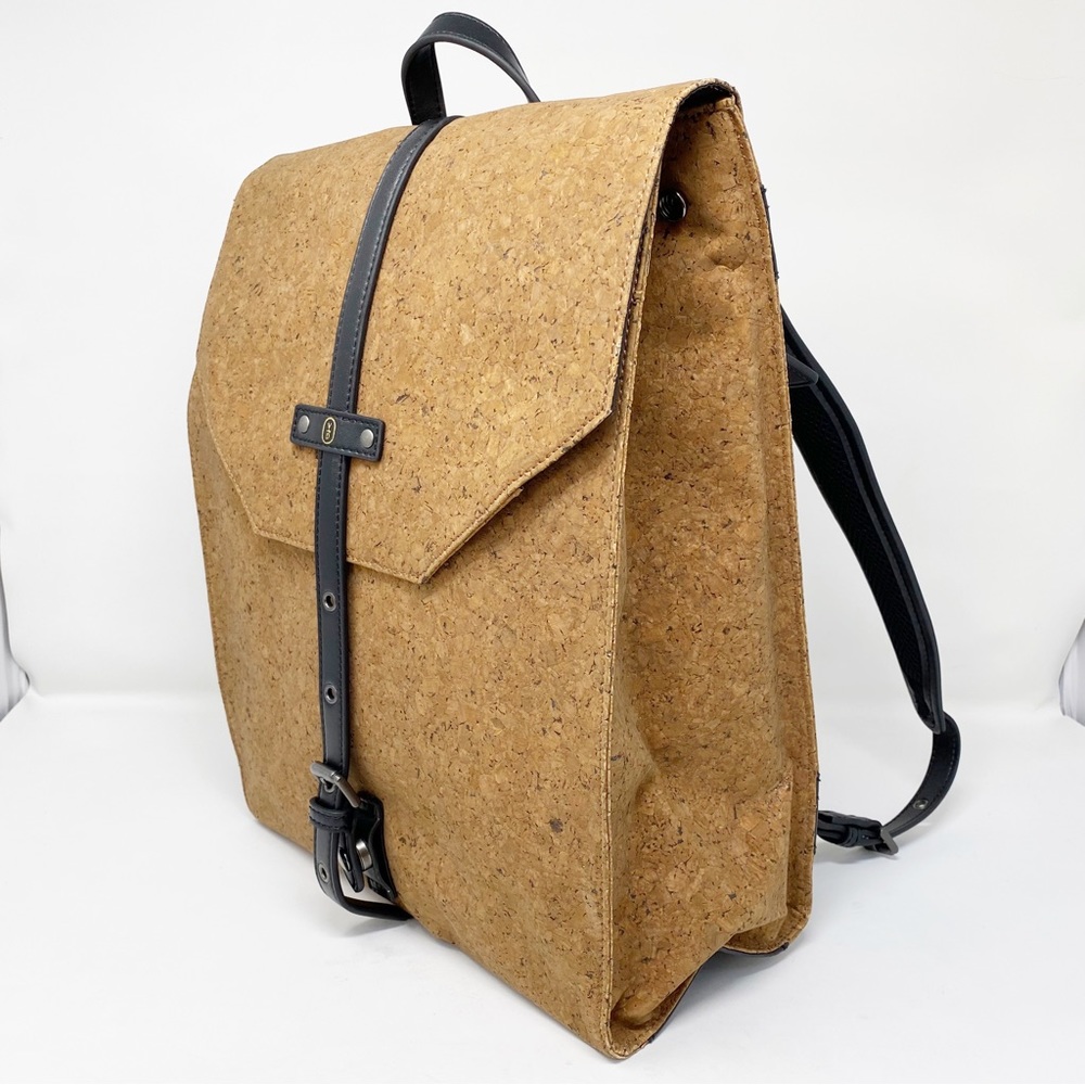 VINCE DURDEN Brown Cork Commuter Backpack Hand-Made Eco-Friendly Sustainable - Picture 1 of 13